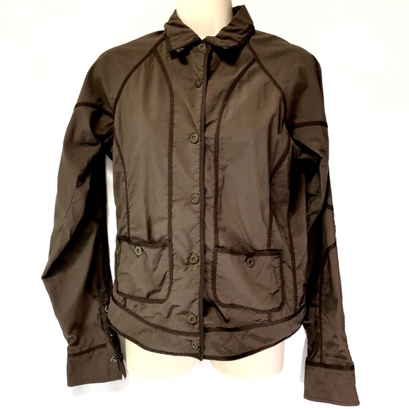 Columbia Titanium Brown Athletic LS Top Size XS - Picture 7 of 7